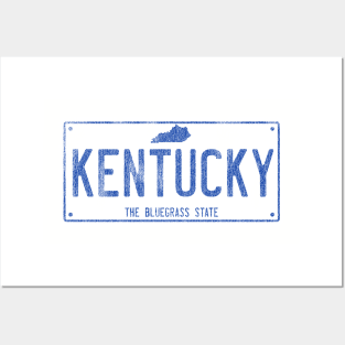 Kentucky License Plate Posters and Art